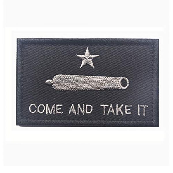 SOUTHYU Airsoft Morale Patch 3 SOUTHYU 2 Pack Come and TAKE IT Tactical Morale Patches Embroidered Texas Revolution Flag Hook & Loop Patch Military Emblem Badg