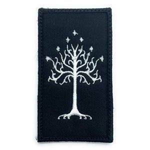 Almost SGT Airsoft Morale Patch 1 Tree of Gondor Lord of The Rings - Funny Tactical Military Morale Embroidered Patch Hook Backing