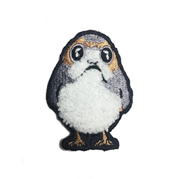 Empire Tactical USA Airsoft Morale Patch 1 The Star Wars EMBROIDERED Porg Plush fuzzy morale patch