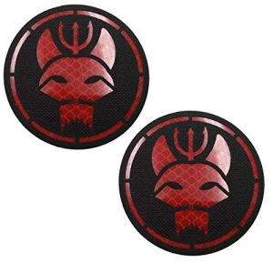 ODSP Airsoft Morale Patch 1 Seal Team Infrared IR Reflective Patches - Tactical Military Morale Patch Shoulder Logo Badge DIY Applique - Fastener Hook and Loop Backing 2.95 Inch