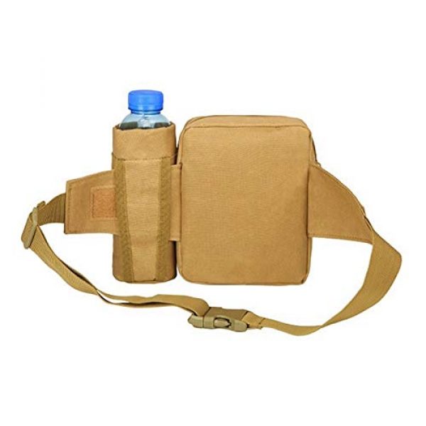 LGL Tactical Pouch 5 Tactical Sling Bag Tactical Belt Bag - Tactical Men Waist Pack Nylon Hiking Water Bottle Phone Pouch Outdoor Sports Army Military Hunting Climbing Camping Belt Bag Tool Pouch Bag Mini Utility Pouch