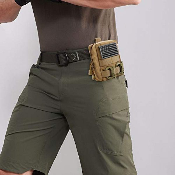 FRTKK Tactical Pouch 5 FRTKK 2 Pack Molle Pouches - Tactical Compact Water-Resistant EDC Pouch Bag Small Utility Pouch