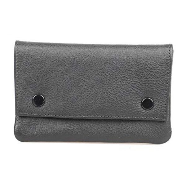 Golunski Tactical Pouch 1 Golunski Great Contrast Lined Leather Rolling Tobacco Pouch by