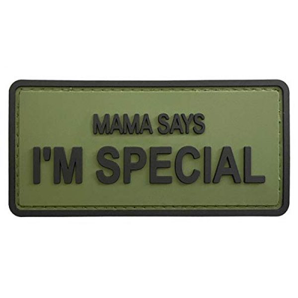 G-Force Airsoft Morale Patch 1 G-Force "Mama Says I'm Special PVC Morale Patch (Green)