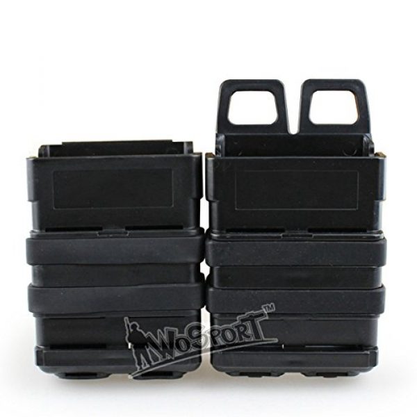 Huenco Tactical Pouch 1 Tactical Camo Fast Mag 5.56 Medium Magazine Pouch Holder Attachment Box Pouches for M4 MAG Polymer Multicolors