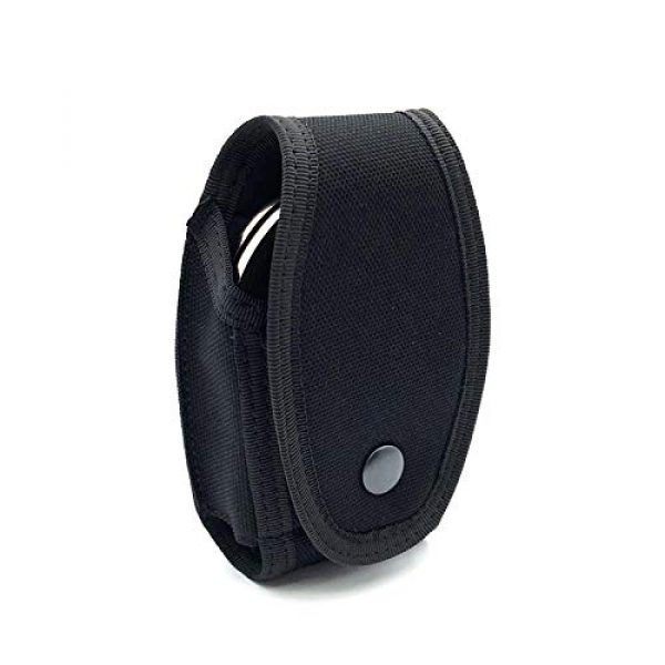 FIRECLUB Tactical Pouch 4 FIRECLUB Tactical Molle Handcuff Hand Cuff Case Carrier Holder Pouch Bag Law Enforcement Military Standard Belt Loop Hang on Molded Waist Belt Black