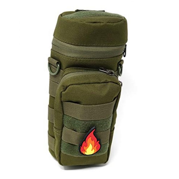 Stinking Patch Co. Airsoft Morale Patch 5 Flame Lick - Fire | PVC Rubber Tactical Morale Patch