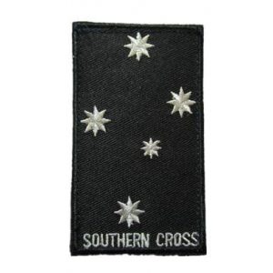 Tactical Embroidery Patch Airsoft Morale Patch 1 Southern Cross Tactical Embroidery Patch Hook & Loop Morale Patch Military Patch for Clothing Accessory Backpack Armband