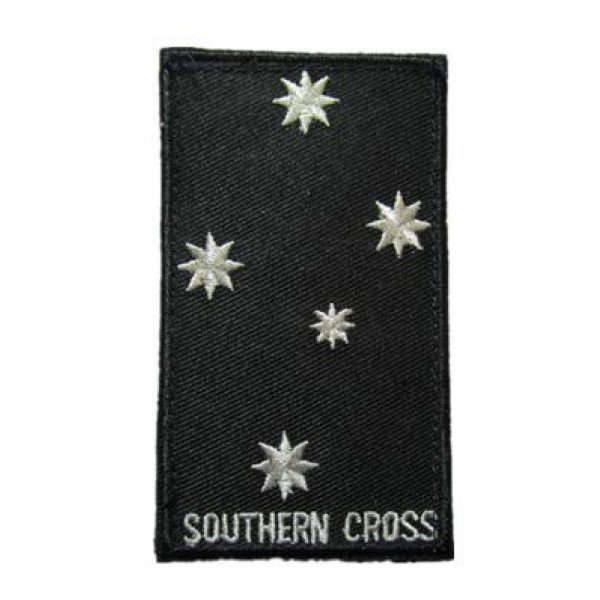 Tactical Embroidery Patch Airsoft Morale Patch 1 Southern Cross Tactical Embroidery Patch Hook & Loop Morale Patch Military Patch for Clothing Accessory Backpack Armband