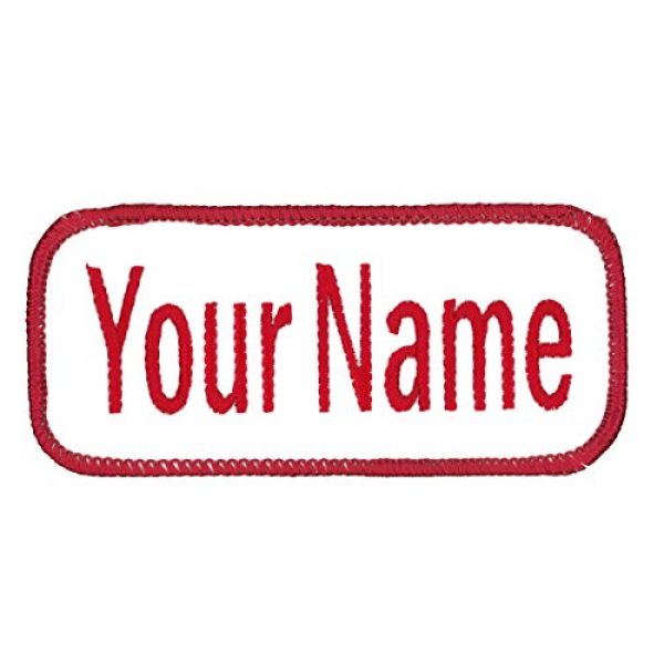 Northern Safari Airsoft Patch 1 Uniform or work shirt personalized Identification tape Embroidered Sew On of Hook Fastener.