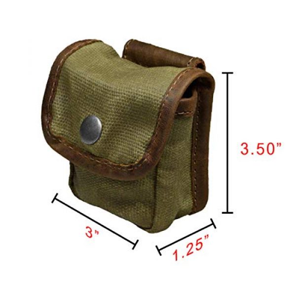 Hide & Drink Tactical Pouch 5 Hide & Drink, Water Resistant Waxed Canvas Belt Pouch, Multi-Purpose Bag, Utility Pouch for Hiking Hunting Fishing, Camping & Outdoor Accessories, Handmade Includes 101 Year Warranty :: Fatigue