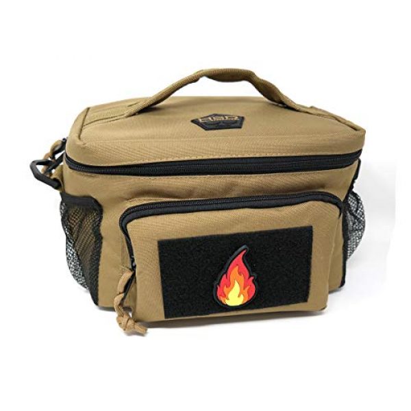 Stinking Patch Co. Airsoft Morale Patch 2 Flame Lick - Fire | PVC Rubber Tactical Morale Patch