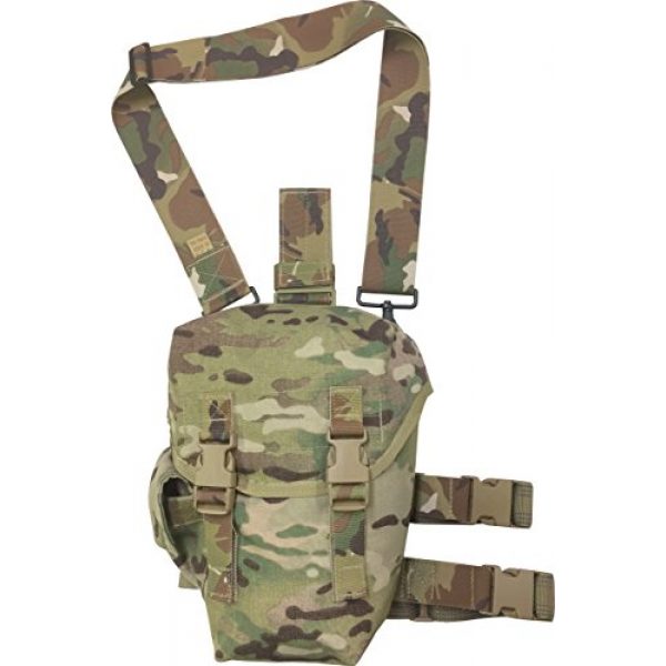 Fire Force Tactical Pouch 1 Fire Force Item # 8101 Drop Leg Gas Mask Pouch with Quilted Padded Back Made in USA
