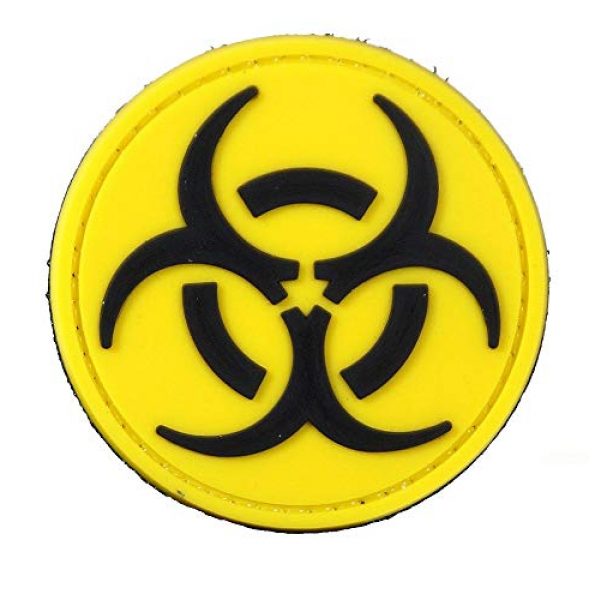 The Tactical Medic Airsoft Morale Patch 1 The Tactical Medic Biohazard Patch - PVC Rubber w/Hook Backing
