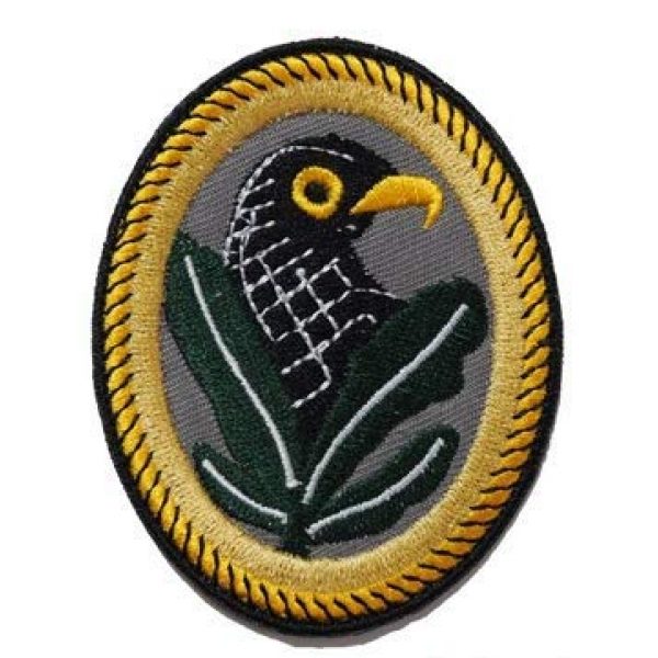 Tactical Embroidery Patch Airsoft Morale Patch 1 WW2 German Sniper Tactical Embroidery Patch Hook & Loop Morale Patch Military Patch for Clothing Accessory Backpack Armband