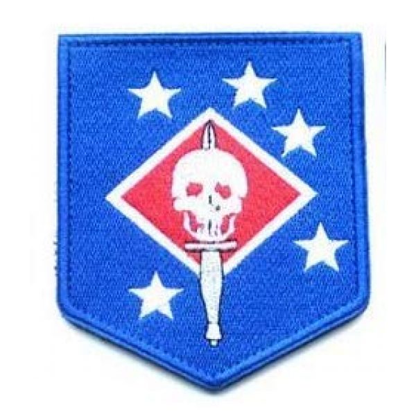 Tactical Embroidery Patch Airsoft Morale Patch 3 Marine Raiders Infrared Tactical Embroidery Patch Hook & Loop Morale Patch Military Patch for Clothing Accessory Backpack Armband (5pcs)