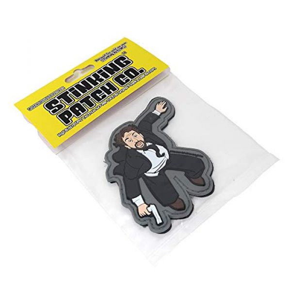 Stinking Patch Co. Airsoft Morale Patch 6 Hans Gruber PVC Morale Patch | Die Hard Inspired | Funny Christmas Morale Patch
