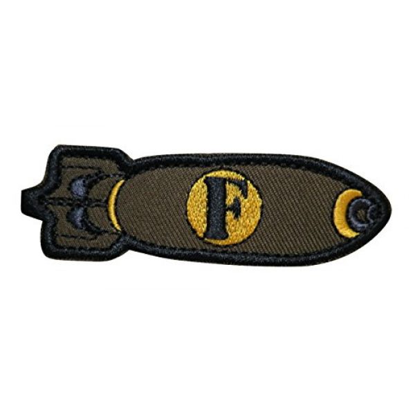 TrendyLuz USA Airsoft Morale Patch 1 TrendyLuz F-Bomb Morale Tactical Military Embroidered Hook & Loop Patch