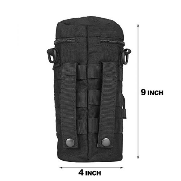AMYIPO Tactical Pouch 3 AMYIPO Tactical MOLLE Water Bottle Pouch Holder Storage Bag for 32oz Carrier