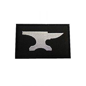 Embroidery Patch Airsoft Morale Patch 1 Blacksmith Military Hook Loop Tactics Morale Embroidered Patch
