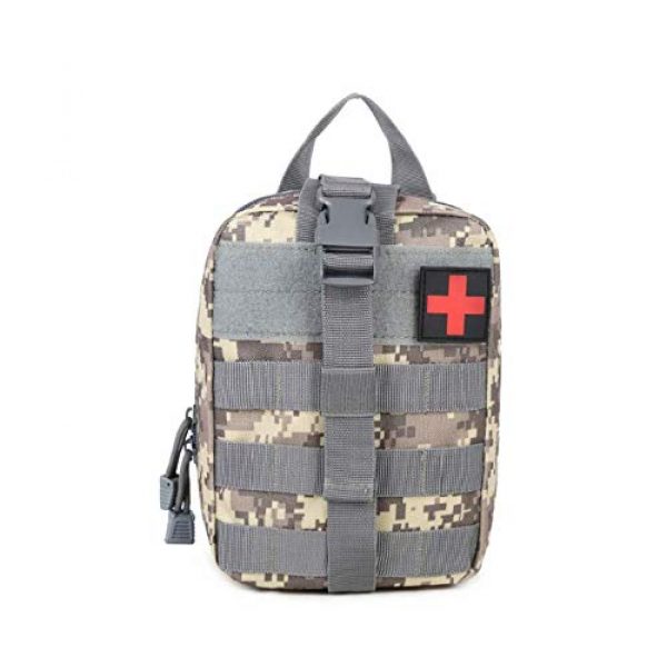 ABCAMO Tactical Pouch 1 ABCAMO Outdoor Multifunctional Molle Medical EDC Tools Bag Medical First Aid Pouch