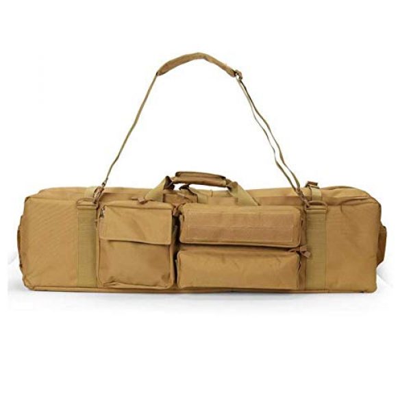 Hunting Explorer Tactical Pouch 1 Tactical M249 Gun Bag Outdoor Carrying Shoulder Bag with Soft Rifle Box Hunting air Soft Fish Multi-Purpose Gun Box Hunting Shooting air Gun Rifle Gun Carrying Bag Fishing Bag About 100 cm