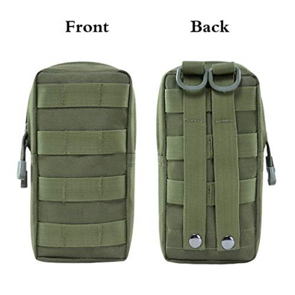 Aoutacc Tactical Pouch 2 2 Pack Tactical Modular Molle Pouches, Compact Small Utility Pouch EDC Waist Bag Pouch