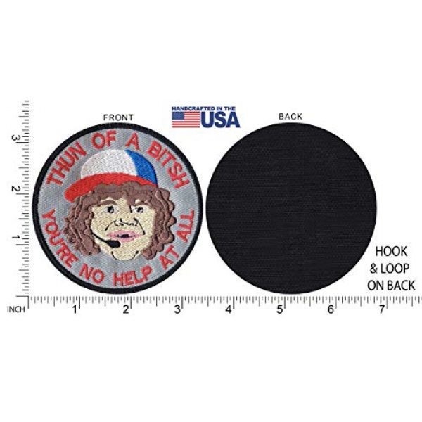 Tactical Patch Works Airsoft Morale Patch 5 Dustin Son Thun Of A Bitsh Stranger Things Inspired Art Patch