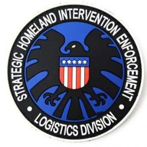 Tactical PVC Patch Airsoft Morale Patch 1 Marvel Comics Avenger Agents of The Shield Logo PVC Military Tactical Morale Patch Badges Emblem Applique Hook Patches for Clothes Backpack Accessories