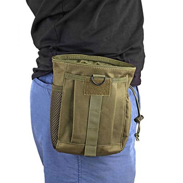PanbooX Tactical Pouch 5 Tactical Molle Drawstring Magazine Dump Pouch Military Belt Utility Bag Outdoor Ammo Pouch