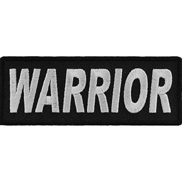 Ivamis Trading Airsoft Morale Patch 1 Warrior Patch - 4x1.5 inch. Embroidered Iron on Patch