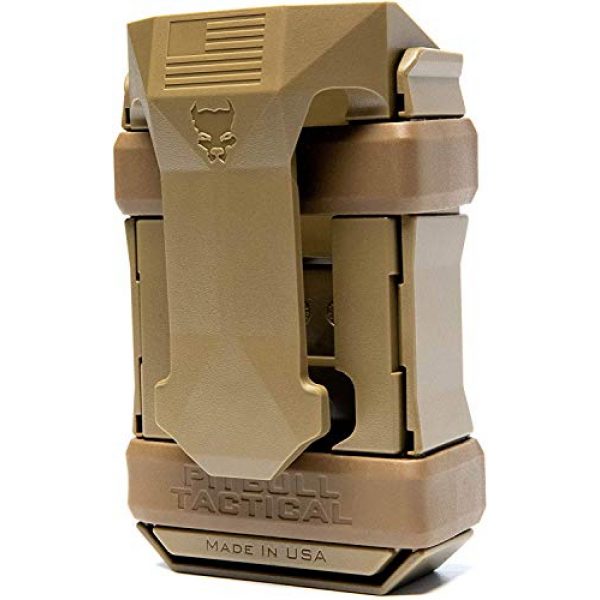PITBULL TACTICAL Tactical Pouch 3 PITBULL TACTICAL Universal Mag Carrier Gen 2, Single or Double Stack Mag Pouch (2-Pack)