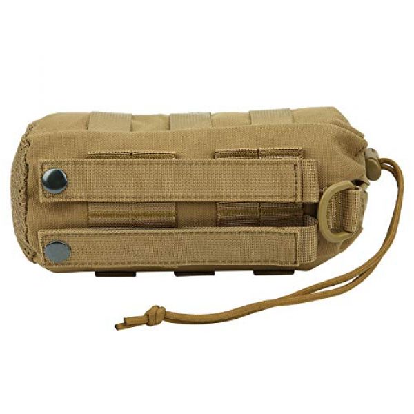 Dauerhaft Tactical Pouch 7 DAUERHAFT Durable Water Bottle Sleeve Bag Lightweight and Portable,Suitable for Camping,Hiking(Mud Color)