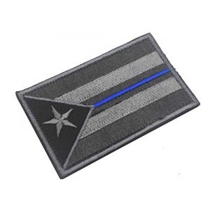 Tactical Embroidery Patch Airsoft Morale Patch 1 Puerto Rico Flag Embroidery Patch Military Tactical Morale Patch Badges Emblem Applique Hook Patches for Clothes Backpack Accessories