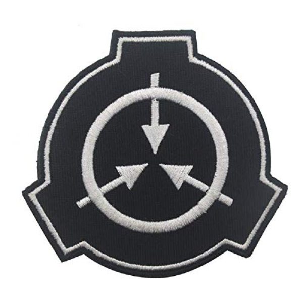 Military Embroidered Patch Airsoft Morale Patch 1 Small Size Special Containment Procedures Foundation Secure Contain Protect SCP Tactical Morale Military Embroidered Patch(YMX)