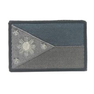 Tactical Embroidery Patch Airsoft Morale Patch 1 Philippines Flag Tactical Embroidery Patch Hook & Loop Morale Patch Military Patch for Clothing Accessory Backpack Armband (color2)