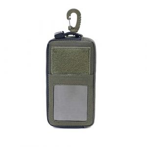 Panarciss Tactical Pouch 1 Panarciss Waterproof EDC Pouch -Multifunction Hunting Purse Waist Bag -Outdoor Square Wallet Card Bag Waterproof Zipper Key Holder Pouch Pack