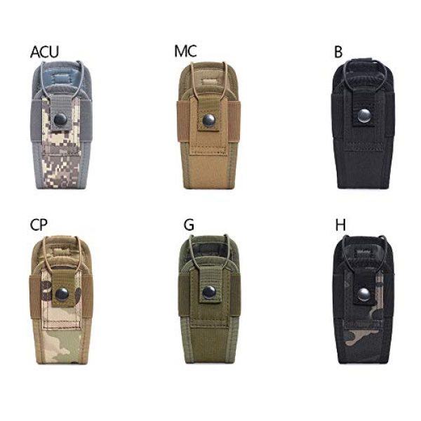 Naiyafly Tactical Pouch 7 Naiyafly Adjustable Storage Tools Pouch,Molle Pouch,1000D Nylon Sports Molle Radio Walkie Talkie Holder Bag Magazine Mag Pouch Pocket