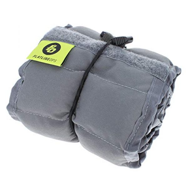 Flatline-Ops Shooting Bag 4 Flatline-Ops Body Bag Rear Shooting System Adjustable Lightweight - Wolf Gray