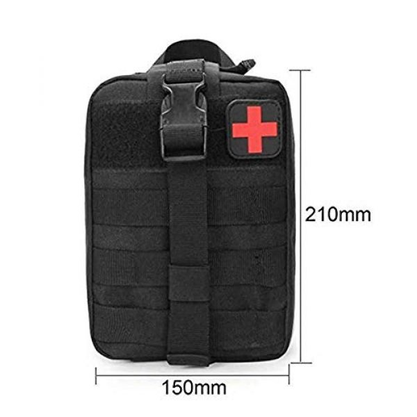 common Tactical Pouch 2 Tactical MOLLE Rip Away EMT Medical First Aid IFAK Pouch (Bag Only)