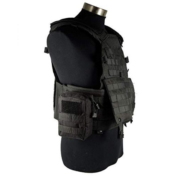 NATHALI Tactical Pouch 5 2 Pack Tactical Pouch, EDC Utility Pouch Bags Water-Resistant Pouch Black Outdoor Waist Bag Tactical for Men Phones Flashlight Lighter Multipurpose