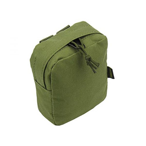 Tactic World Tactical Pouch 1 MOLLE Tactical Pouch Bag Small Transport Utilitarian (Olive)