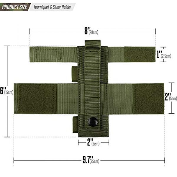 LIVANS Tactical Pouch 4 LIVANS Tactical Tourniquet Pouch Holder, Molle Shear Pouch Tourniquet & Trauma Medical Shear Pouch Molle PALS Belt Loop EMT Tools Pouch EDC Tactical Gear Holder