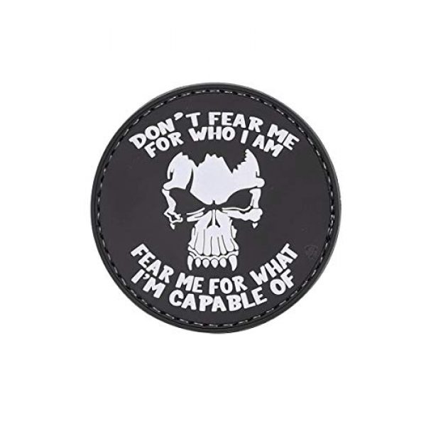 5ive Star Gear Airsoft Morale Patch 1 5ive Star Gear "Don't Fear Me Round Morale Patch, One Size, Multi-Colored