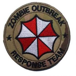 Embroidered Patch Airsoft Morale Patch 1 Resident Evil Umbrella Logo Zombie Outbreak 3D Tactical Patch Military Embroidered Morale Tags Badge Embroidered Patch DIY Applique Shoulder Patch Embroidery Gift Patch