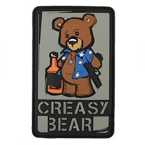 Violent Little Machine Shop Airsoft Morale Patch 1 Creasy Bear Morale Patch by Violent Little Machine Shop (Color)
