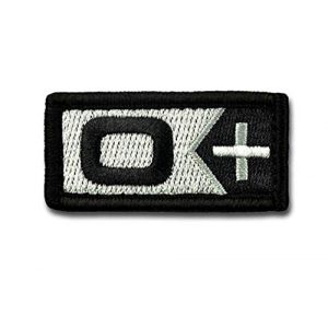 BASTION Airsoft Morale Patch 1 BASTION Morale Patches (Blood Type O Pos, BNW) | 3D Embroidered Patches with Hook & Loop Fastener Backing | Well-Made Clean Stitching | Military Patches for Tactical Bag, Hats & Vest