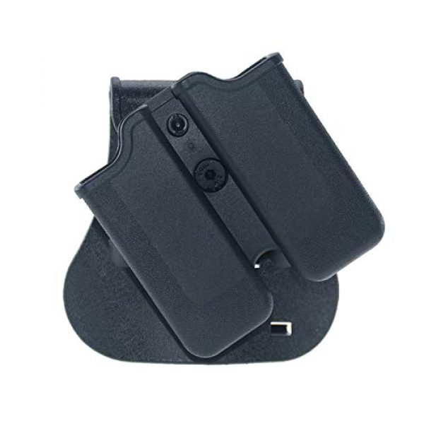 Backyard Blasters Tactical Pouch 3 Backyard Blasters Double Magazine Holster, Magazine Pouch fits for SIGP226 and P229, 9mm .40 Double Stack Mag with Adjustable Paddle