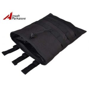 Emma Mall Tactical Pouch 1 Tactical Military Airsoft Hunting Molle Belt Magazine Dump Drop Pouch Bag Black