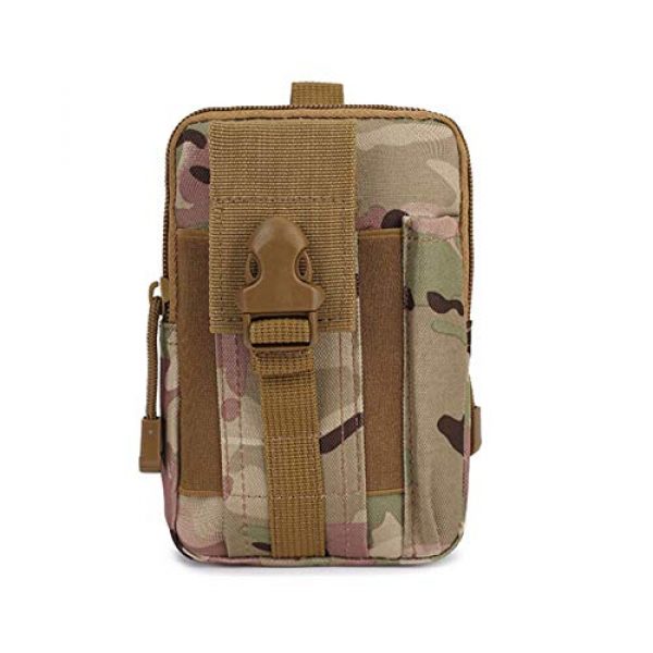 LY-LONGER Tactical Pouch 1 LY-LONGER Universal Outdoor Waist Bag, Tactical EDC Molle Pouch Camping Trekking Belt Purse Pouch Phone Case Phone Bags Camouflage Mobile Phone Bag